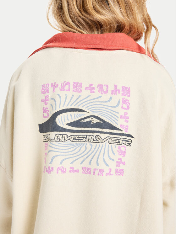 Quiksilver Quiksilver Jaka Polar Sungai Block EQWFT03192 Balts Oversize