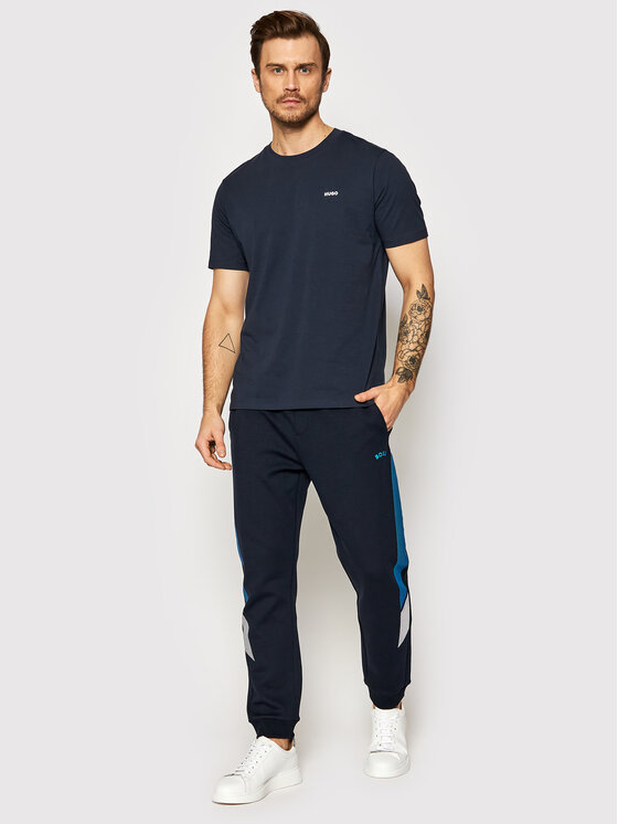 HUGO Hugo Tricou Dero222 50466158 Bleumarin Regular Fit