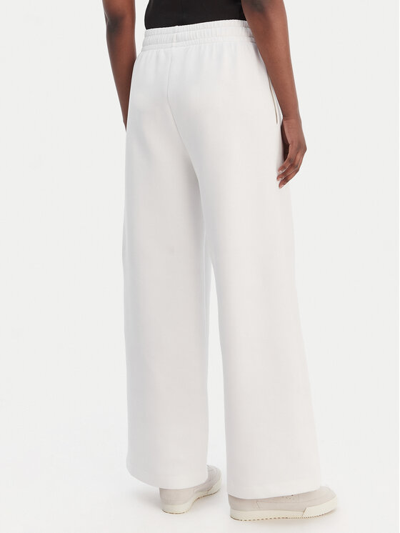 Lacoste Lacoste Spodnji del trenirke XF0041 Bela Relaxed Fit