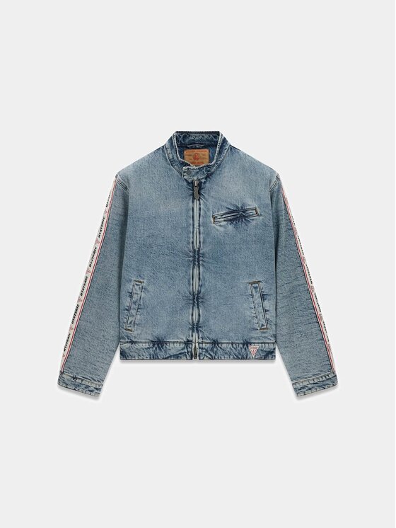 Guess Jeans Guess Jeans Kurtka przejściowa 182495 Niebieski Classic Fit