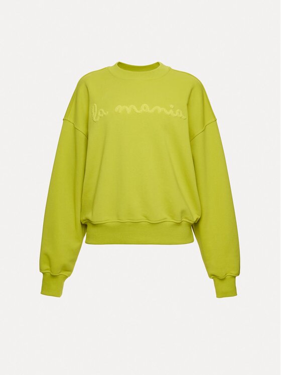 La Mania La Mania Mikina LEVIN Zelená Basic Fit