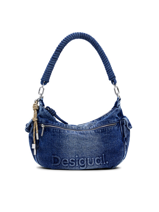 Desigual Desigual Τσάντα Half Logo Astana 25SAXD28 Μπλε