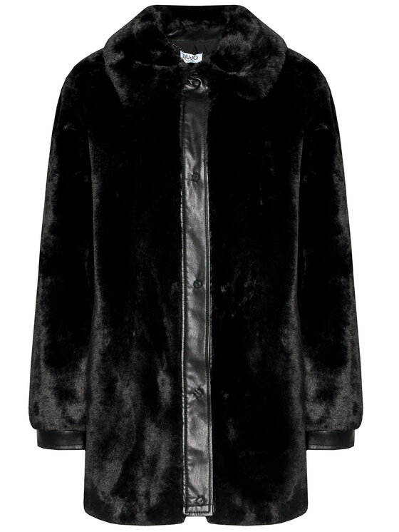 Liu Jo Liu Jo Шуба WF0241 E0623 Чорний Regular Fit