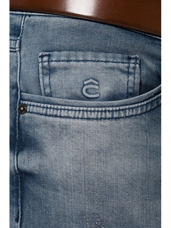 Lancerto Lancerto Jeansy Russell Niebieski Slim Fit