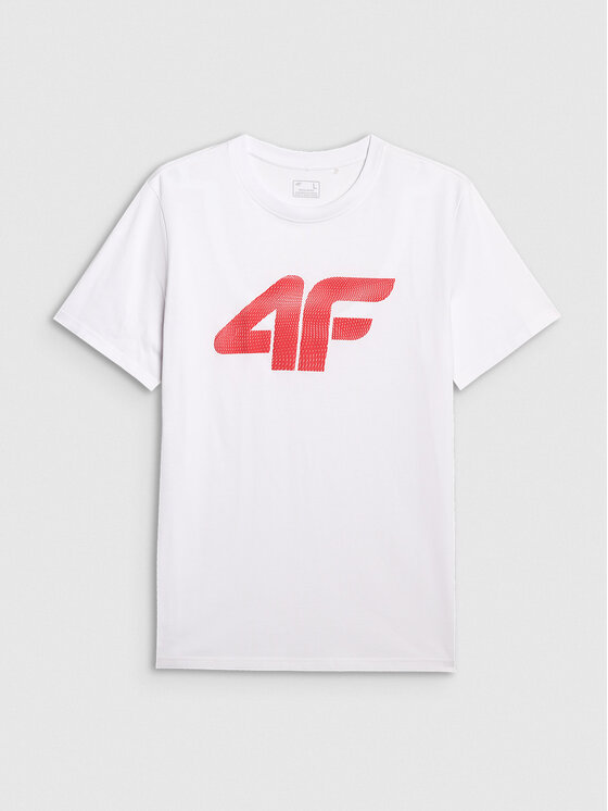 4F 4F T-Shirt NOS Biały Regular Fit