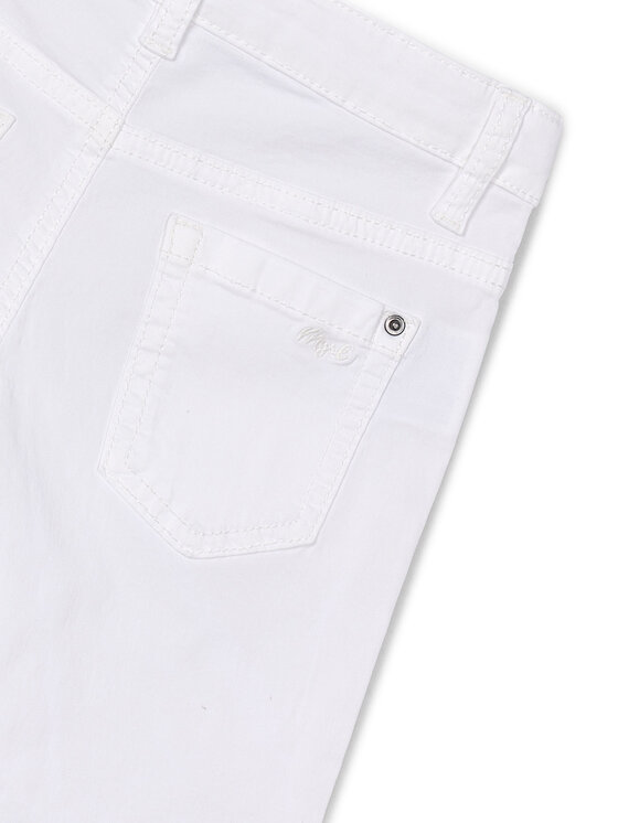 Mayoral Mayoral Шорти от плат 204 Бял Regular Fit