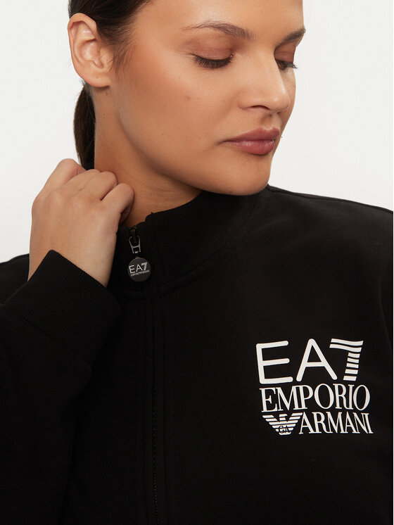 EA7 Emporio Armani EA7 Emporio Armani Trenerka 6DTV55 TJZCZ 0200 Crna Regular Fit