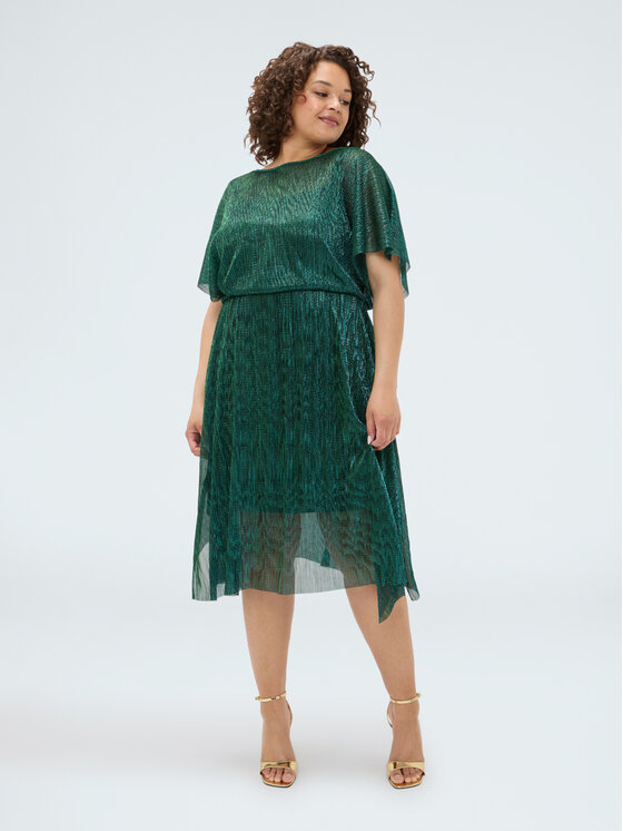 Fiorella Rubino Fiorella Rubino Sukienka wieczorowa 7019T001865N034 Zielony Regular Fit