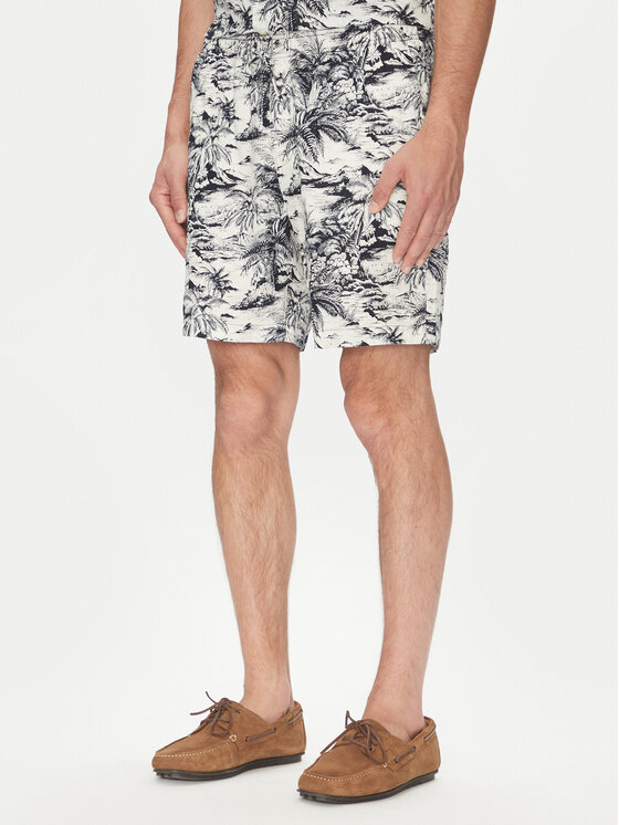 Tommy Hilfiger Tommy Hilfiger Šortky z materiálu MW0MW39284 Tmavomodrá Regular Fit