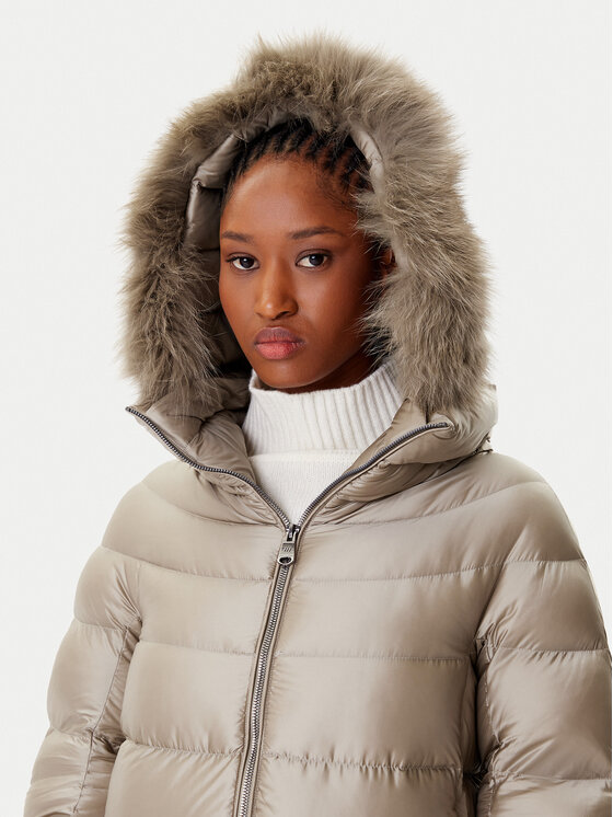 Hetregó Hetregó Пуховик Hanna 8P602F 25WD02 Бежевий Regular Fit