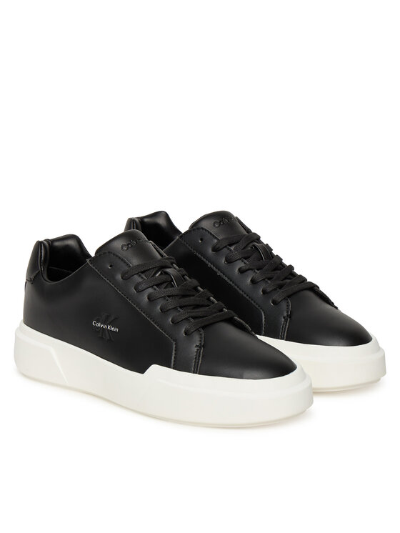 Calvin Klein Calvin Klein Sneakersy Chunky Cupsole Laceup Lth Wn YW0YW01947 Czarny
