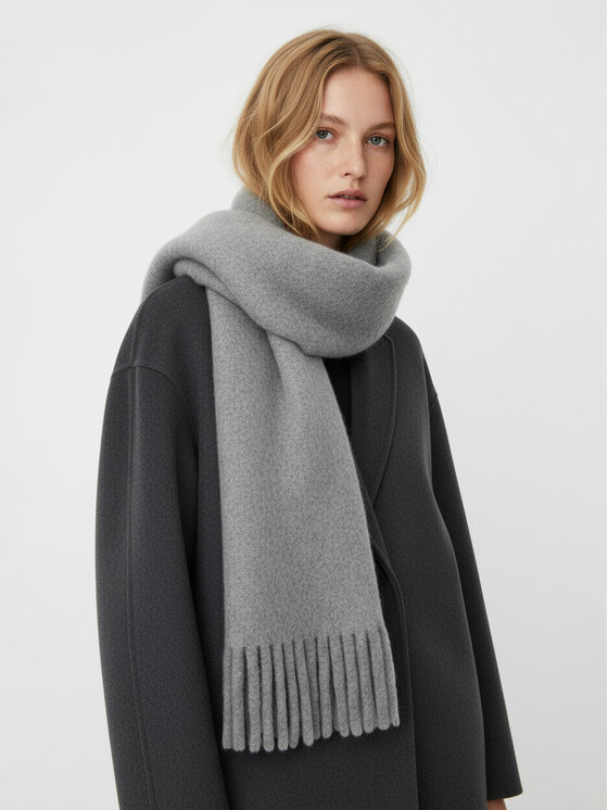 MEXX MEXX Зимен шал CEO-MEXX-W4-001-AW25 Сив