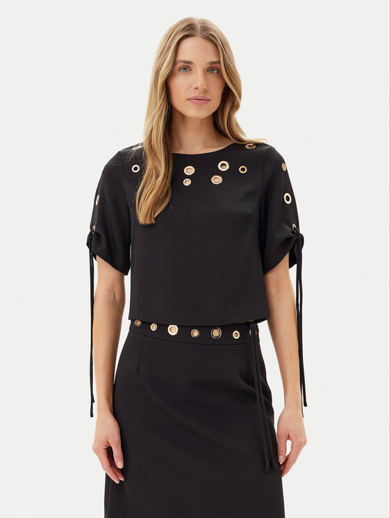 Artigli Artigli Blúz ACBL000743 Fekete Regular Fit
