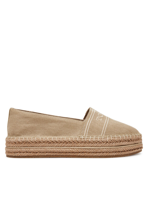 Tommy Hilfiger Tommy Hilfiger Espadrilles Denim Platform Espadrille FW0FW08543 Bézs