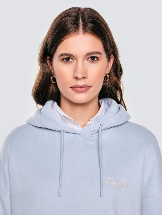 BIG STAR BIG STAR Bluza RAISALA Niebieski Basic Fit