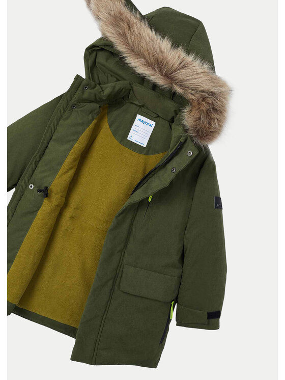 Mayoral Mayoral Parka 4468 Zaļš Regular Fit
