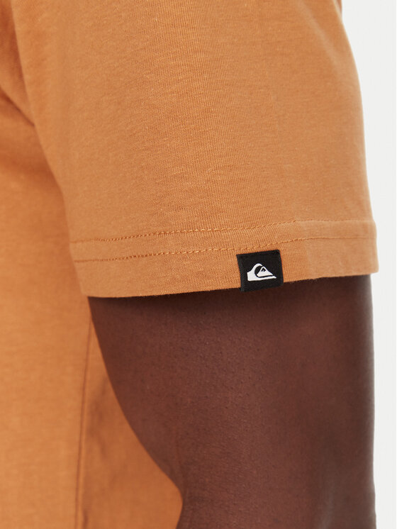 Quiksilver Quiksilver Majica Ev Mini Logo Ss EQYZT08181 Oranžna Regular Fit