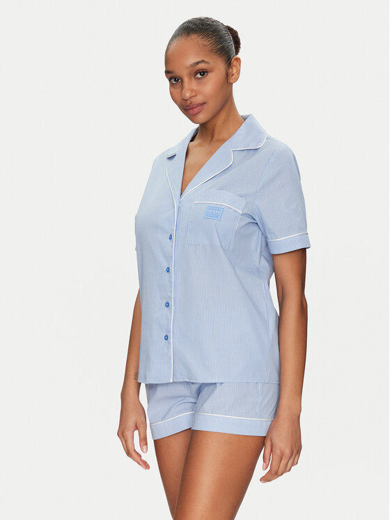 Guess Guess Pijama O5GX10 WH1K1 Albastru Regular Fit