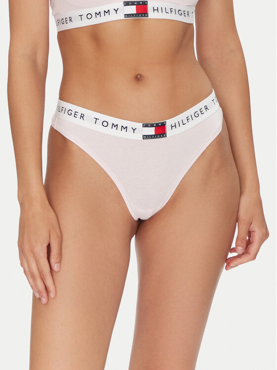 Tommy Hilfiger Tommy Hilfiger Kalhotky string UW0UW06039 Růžová