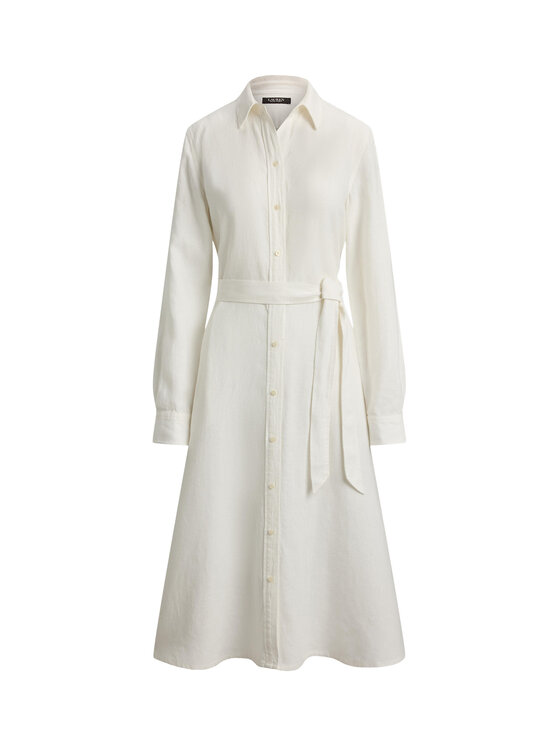 LAUREN RALPH LAUREN LAUREN RALPH LAUREN Marškinių tipo suknelė 200P13687001 Balta Regular Fit