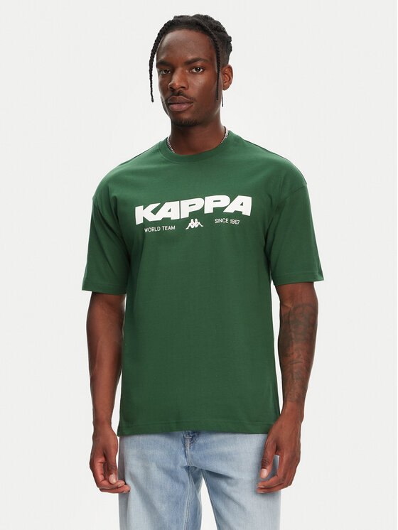 Kappa Kappa T-Shirt Nhisso 351S5MW Zielony Regular Fit