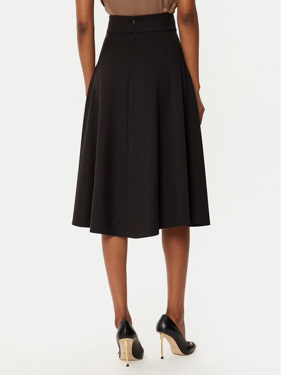 Rinascimento Rinascimento Midi szoknya CFC0121918003 Fekete Regular Fit