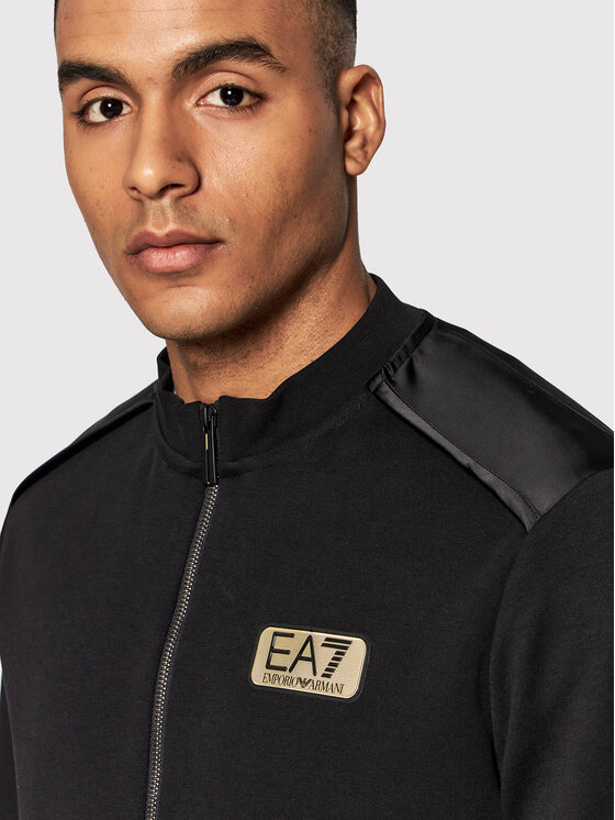 EA7 Emporio Armani EA7 Emporio Armani Суитшърт 3LPM25 PJFAZ 1200 Черен Regular Fit