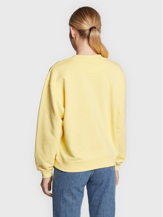 Wrangler Wrangler Sweatshirt Retro W6N0HAY19 112146217 Gelb Regular Fit