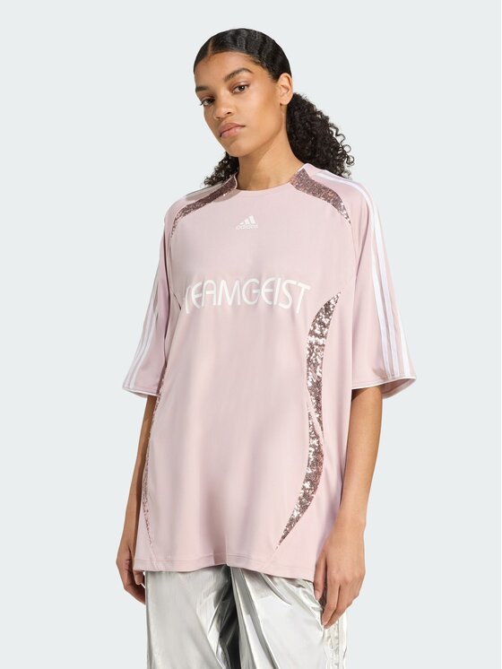 adidas adidas Koszulka techniczna Adilenium Season 4 Teamgeist Oversized Jersey Różowy Oversize