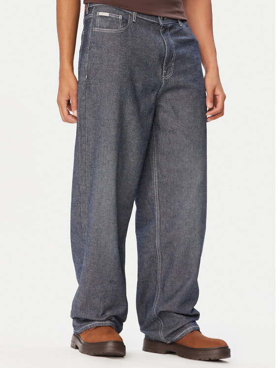 Guess Jeans Guess Jeans Blugi M6BA0E D1875 Bleumarin Loose Fit