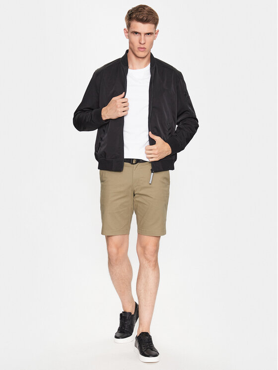 Calvin Klein Calvin Klein Σορτς υφασμάτινο Modern Twill K10K111788 Πράσινο Slim Fit