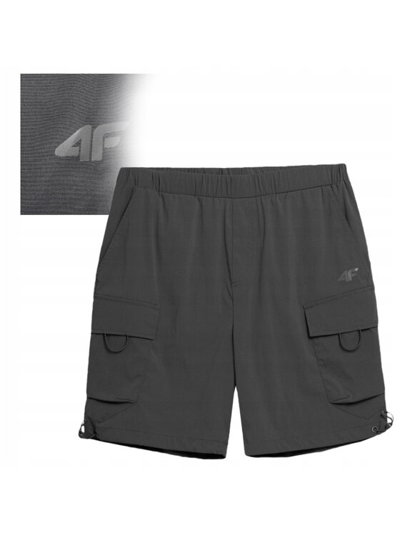 4F 4F Szorty TSHOM053 Szary Comfortable Fit