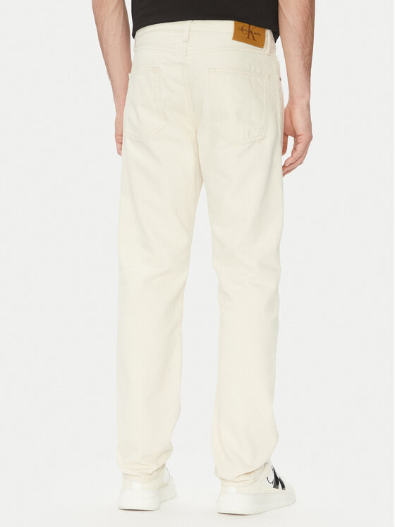 Calvin Klein Jeans Calvin Klein Jeans Džinsai J30J327539 Balta Straight Fit