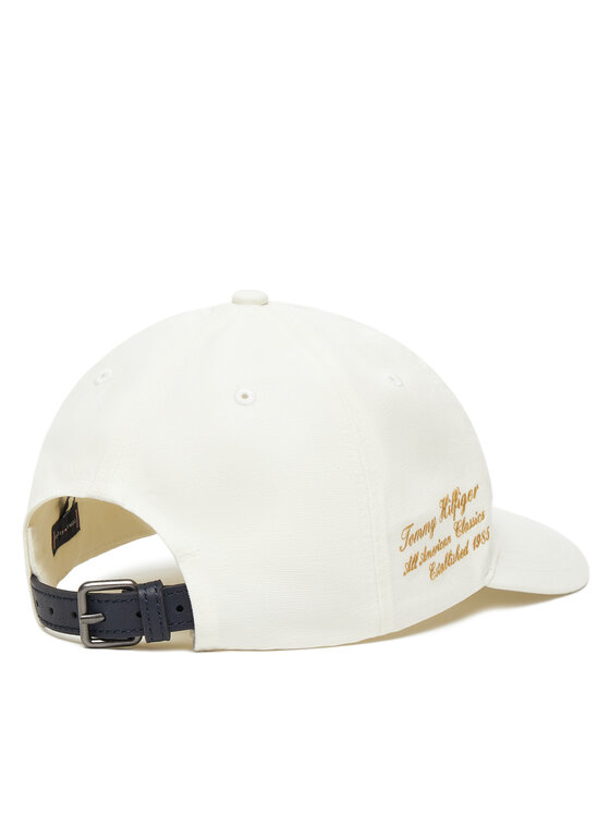 Tommy Hilfiger Tommy Hilfiger Шапка с козирка AM0AM13430 Екрю