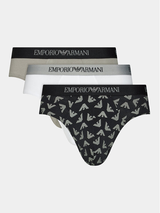 Emporio Armani Underwear Set 3 perechi de slipuri 111624 4R722 18111 Colorat