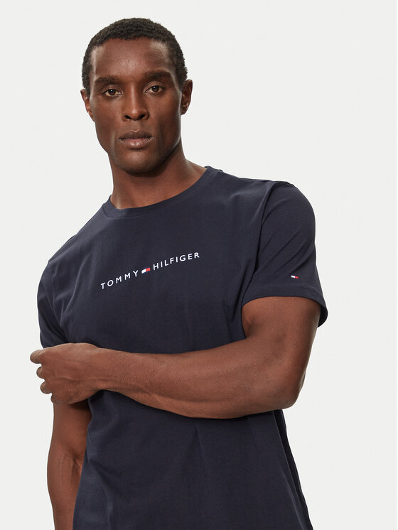 Tommy Hilfiger Tommy Hilfiger T-Shirt UM0UM03344 Dunkelblau Regular Fit