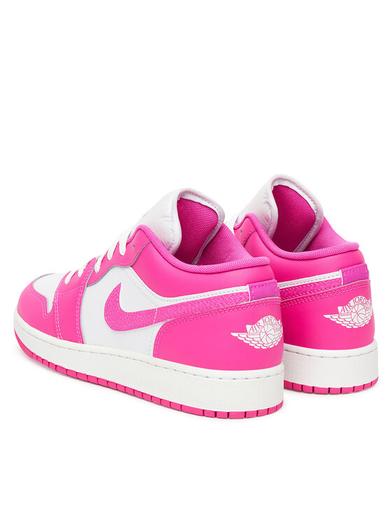 Nike Nike Сникърси Air Jordan 1 Low Se (GS) FV8486 600 Бял