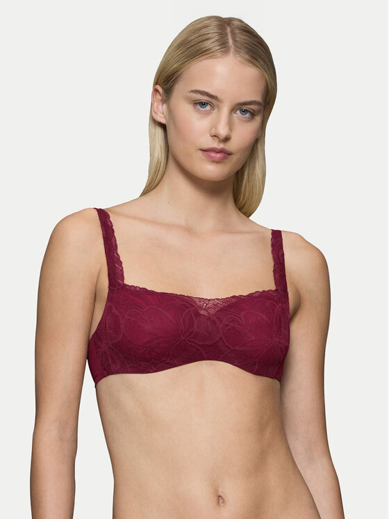 Triumph Biustonosz z fiszbiną Illusion 10219845 Czerwony