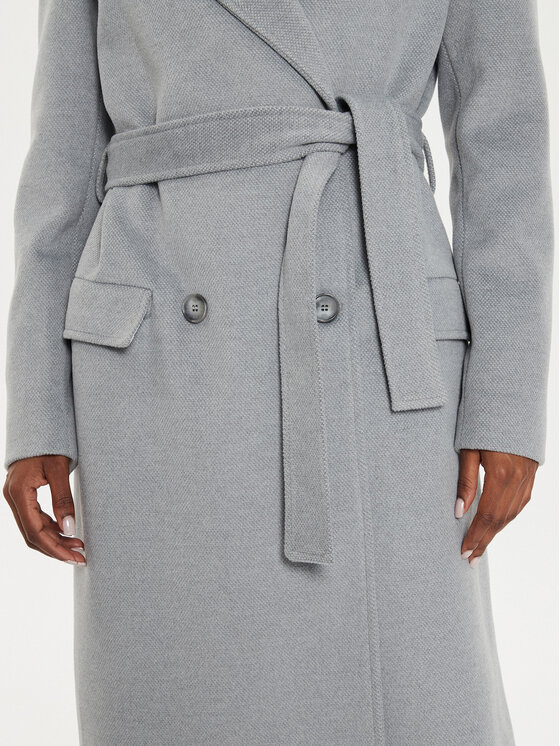 Rinascimento Rinascimento Вълнено палто CFC0120154003 Сив Regular Fit