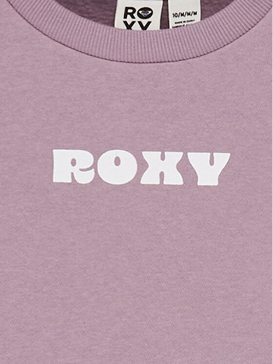Roxy Roxy Mikina Surf Feeling Brushed ERGFT04026 Fialová Relaxed Fit