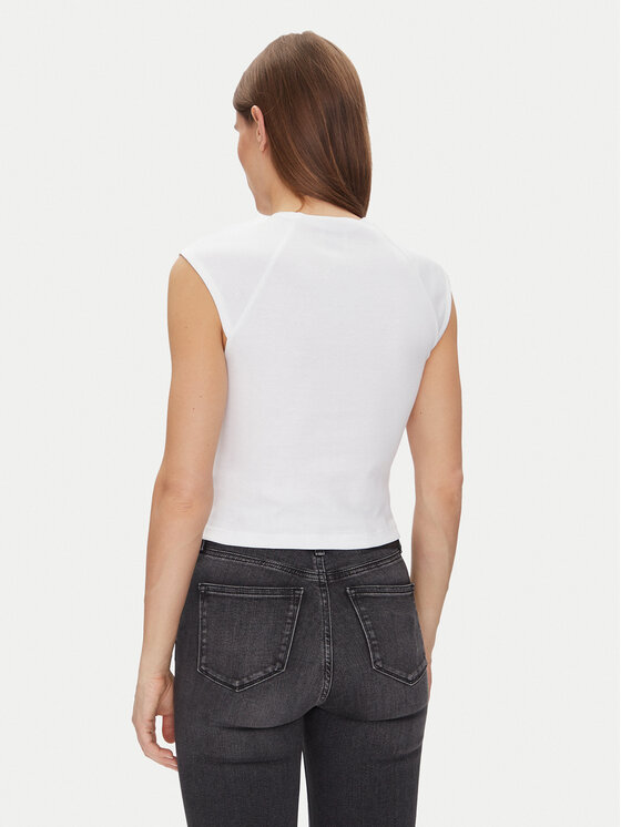 Calvin Klein Calvin Klein Felső Liquid Touch Top K20K208422 Fekete Slim Fit