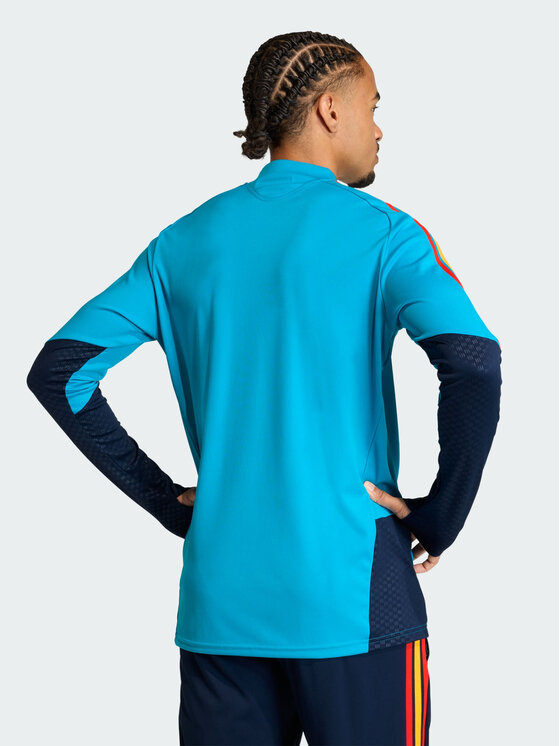 adidas adidas Bluza techniczna Spain 26 Tiro Training Niebieski jasny Slim Fit