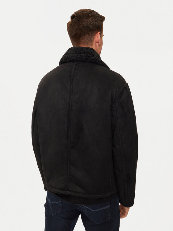 Armani Exchange Armani Exchange Tehisnahast jope 6DZB03 ZE1FZ 1200 Must Regular Fit