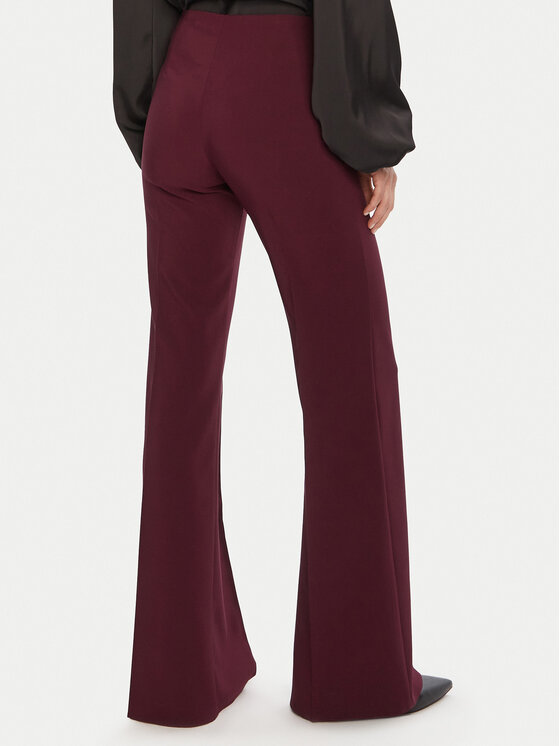 Rinascimento Rinascimento Spodnie palazzo CFC0125425003 Bordowy Wide Leg