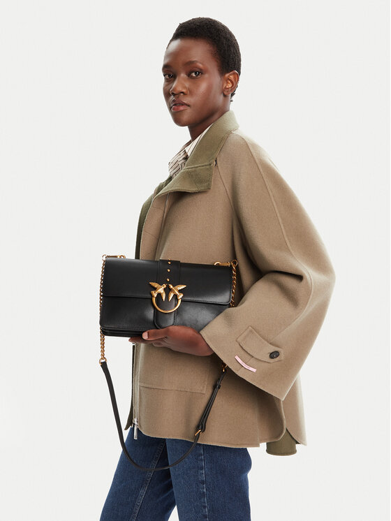 PINKO PINKO Rankinė Love One Classic ST.CL Al 25-26 PLTT 105857 A0F1 Juoda