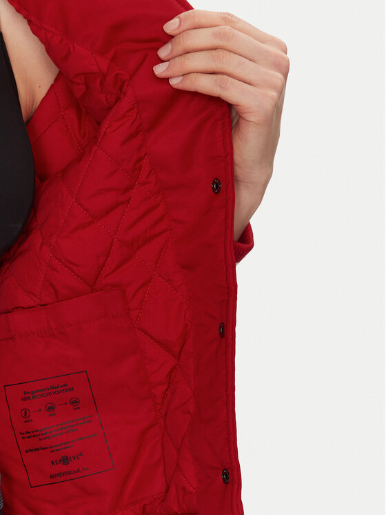 Guess Jeans Guess Jeans Bomberjacke W5RL43 WHAA2 Rot Regular Fit