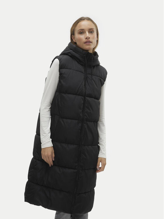 Vero Moda Vero Moda Prsluk Ligaane 10298757 Crna Regular Fit