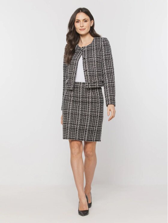 Willsoor Willsoor Marynarka 68195 Czarny Slim Fit