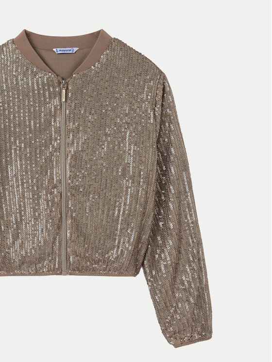 Mayoral Mayoral Яке бомбър 7474 Кафяв Regular Fit