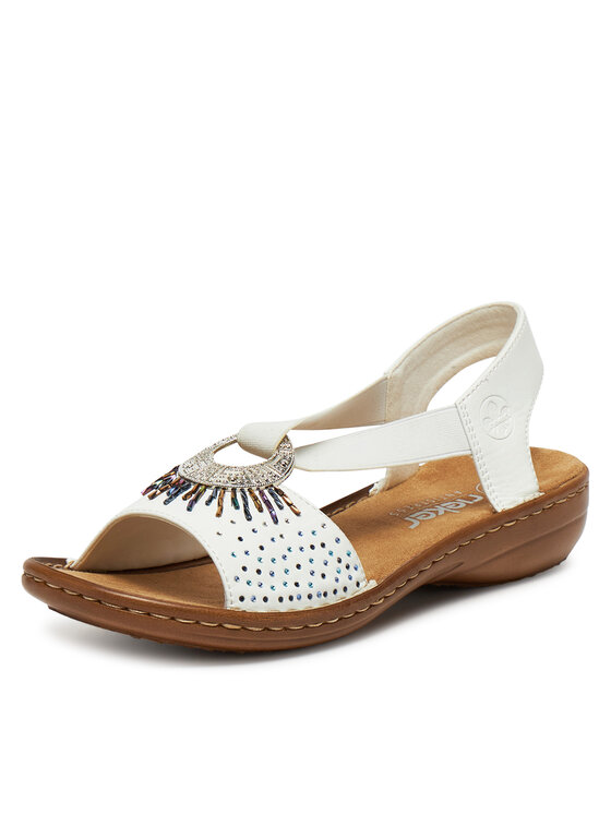 Rieker Rieker Sandalen 60880-80 Weiß